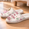 Personalized Flat Scuff Slippers - Crochet, Knitting Gift For Craft Lovers - Shhh I'm Crocheting