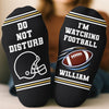 Personalized Crew Socks - Gift For Football Lovers, Sport Lovers - Sport Is My Therapy