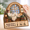 Personalized Wooden Tracker Sign – Gift For Book Lovers – Stories Warm The Soul