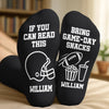 Personalized Crew Socks - Gift For Football Lovers, Sport Lovers - Game Day Energy