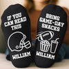 Personalized Crew Socks - Gift For Football Lovers, Sport Lovers - Game Day Energy