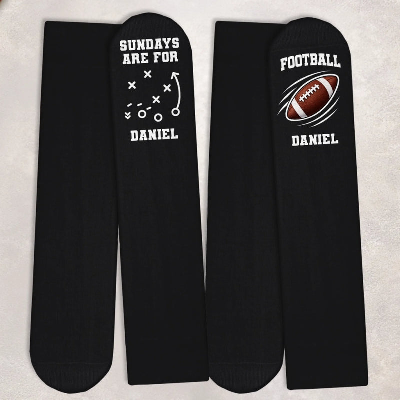 Personalized Crew Socks - Gift For Football Lovers, Sport Lovers - Born For Game Day