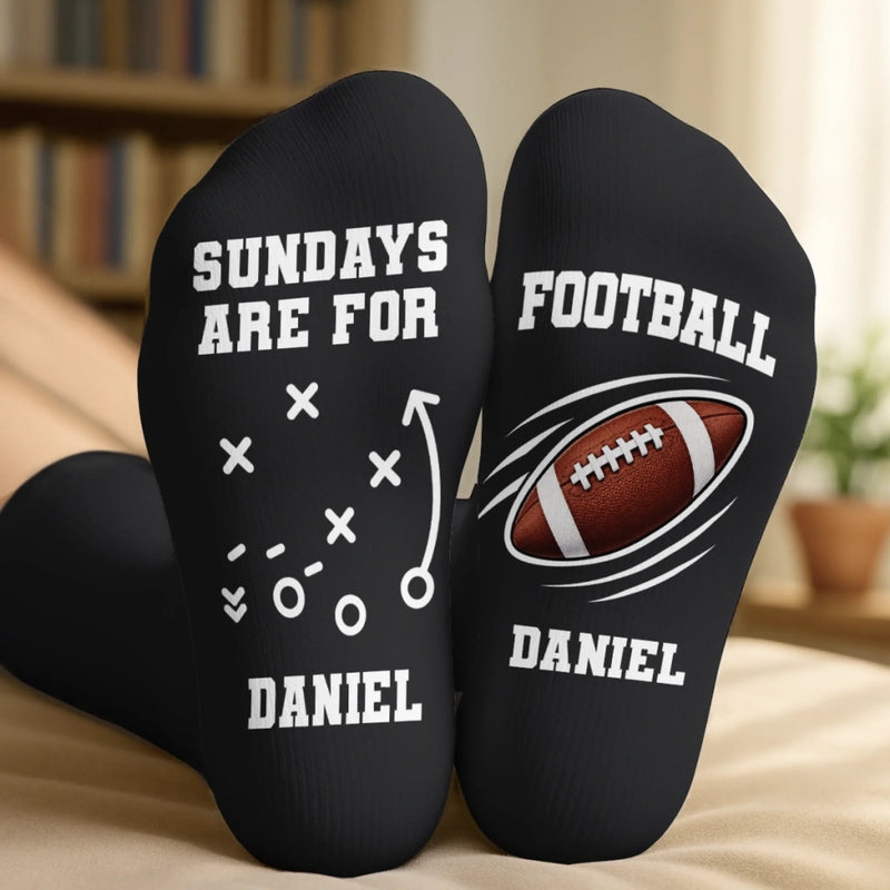 Personalized Crew Socks - Gift For Football Lovers, Sport Lovers - Born For Game Day