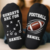 Personalized Crew Socks - Gift For Football Lovers, Sport Lovers - Born For Game Day
