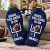Personalized Crew Socks - Gift For Football Lovers, Sport Lovers - Always In The Game