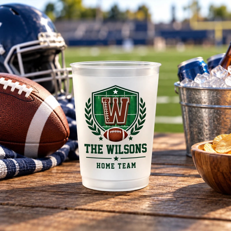Personalized Party Cups - Gift For Football Lovers, Sport Lovers - Play With Purpose