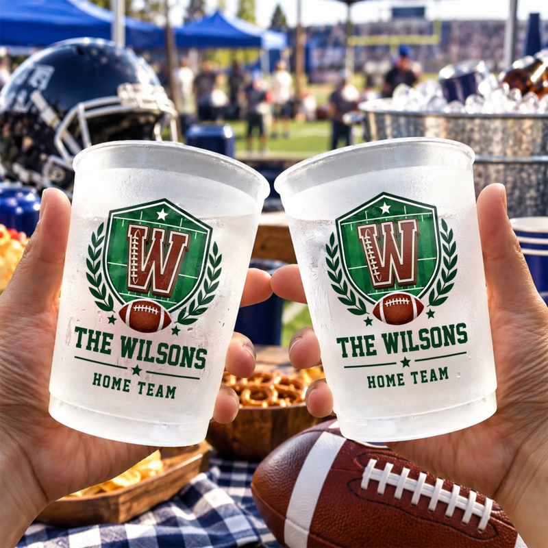 Personalized Party Cups - Gift For Football Lovers, Sport Lovers - Play With Purpose