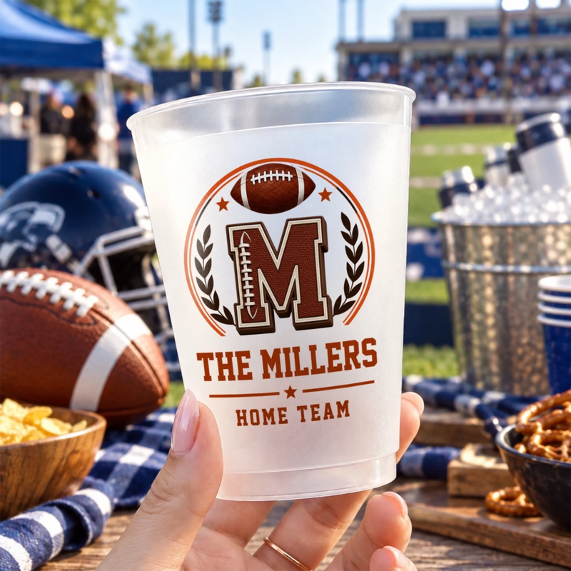 Personalized Party Cups - Gift For Football Lovers, Sport Lovers - Sport Is A Lifestyle