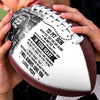Personalized Leather Football - Gift For Son, Grandson, America Football Lovers - Stronger Than You Think