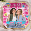 Personalized Photo Jewelry Dish - Birthday Gift For Sister, Bestie, Best Friend - Double The Slay