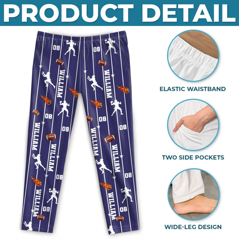 Personalized Pajama Pants - Birthday Gift For Sport Lovers - Game Day Is My Day