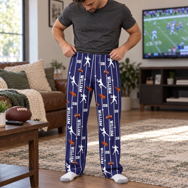 Personalized Pajama Pants - Birthday Gift For Sport Lovers - Game Day Is My Day