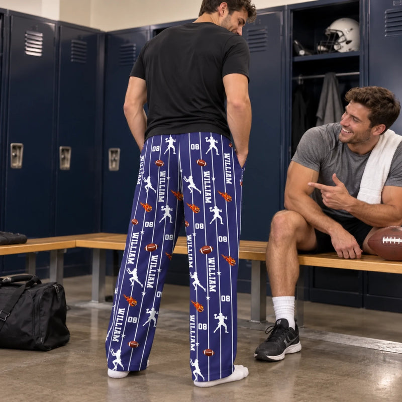 Personalized Pajama Pants - Birthday Gift For Sport Lovers - Game Day Is My Day