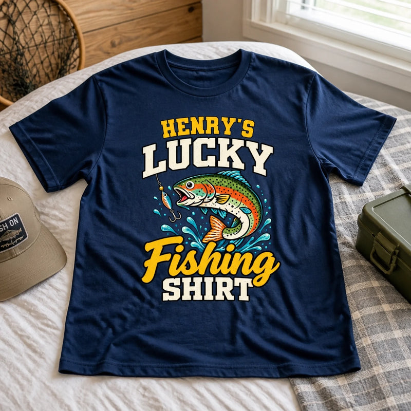 Personalized Unisex T-shirt, Sweatshirt, Hoodie –  Gift For Fishing Lovers – Lucky Shirt, Lucky Catch