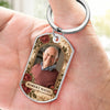 Personalized Photo Keychain - Sympathy Gift For Family - Some Memories Never Let Go