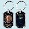 Personalized Photo Keychain - Sympathy Gift For Family - Love Remains After Goodbye