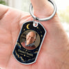 Personalized Photo Keychain - Sympathy Gift For Family - Love Remains After Goodbye