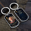 Personalized Photo Keychain - Sympathy Gift For Family - Love Remains After Goodbye