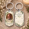 Personalized Photo Keychain - Sympathy Gift For Family - A Heart Forever Changed