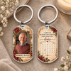 Personalized Photo Keychain - Sympathy Gift For Family - Some Memories Never Let Go
