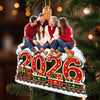 Personalized Photo Acrylic Ornament - Christmas Gift For Family - Our Journey Our Memories