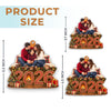 Personalized Photo Acrylic Ornament - Christmas Gift For Family - Family Memories By The Fire