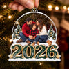Personalized Photo Acrylic Ornament - Christmas Gift For Family - Cozy Moments With Loved Ones