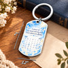 Personalized Photo Keychain - Sympathy Gift For Family - The Past Holds Love