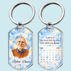 Personalized Photo Keychain - Sympathy Gift For Family - The Past Holds Love