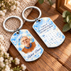 Personalized Photo Keychain - Sympathy Gift For Family - The Past Holds Love