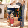 Personalized Laundry Basket - Crochet, Knitting Gift For Craft Lovers - My Happy Place