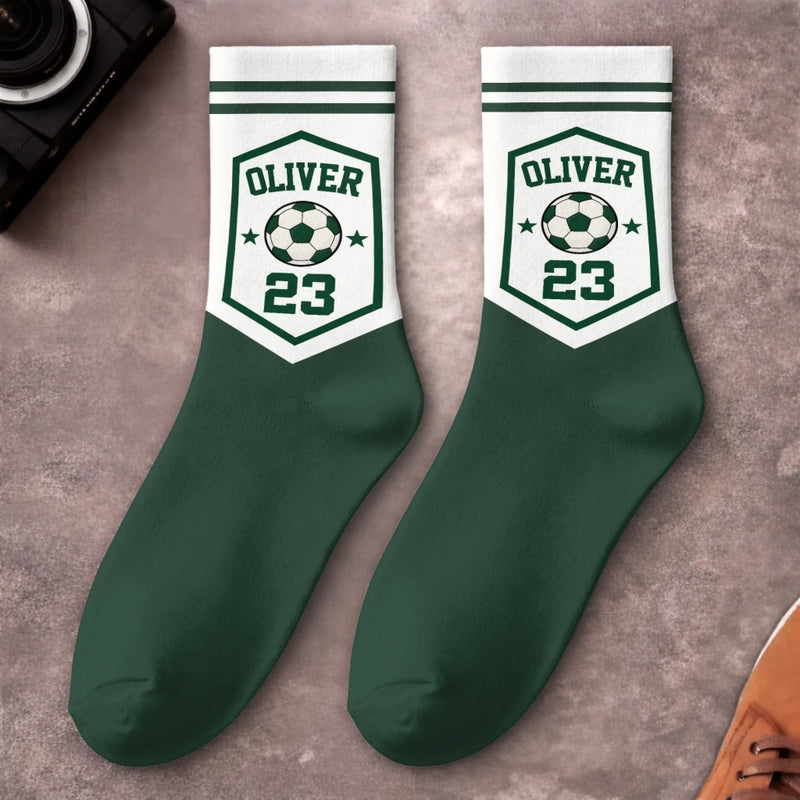 Personalized Crew Socks – Gift For Sport Lovers – Fueled By Snacks And Sport