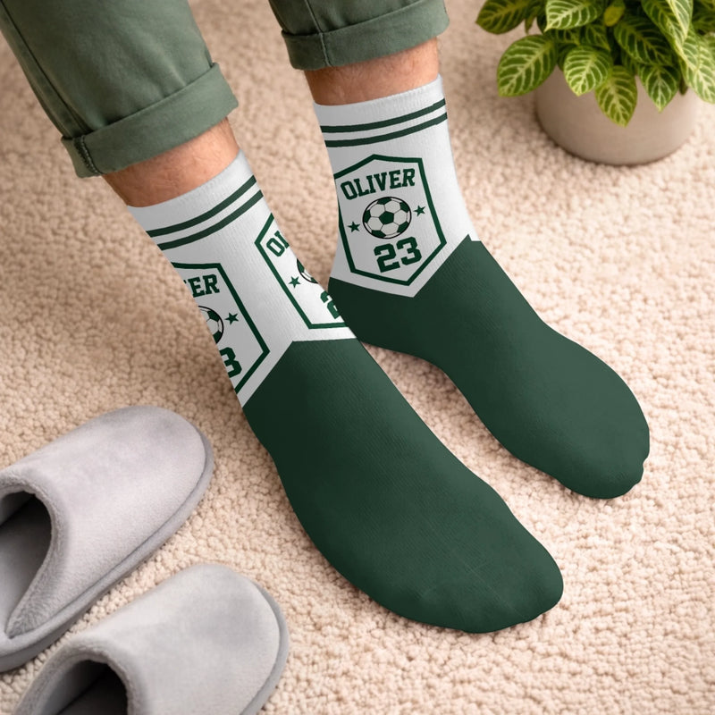 Personalized Crew Socks – Gift For Sport Lovers – Fueled By Snacks And Sport