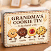 Personalized Metal Tin - Birthday Gift For Grandma, Grandpa, Family - Sweetness To Share