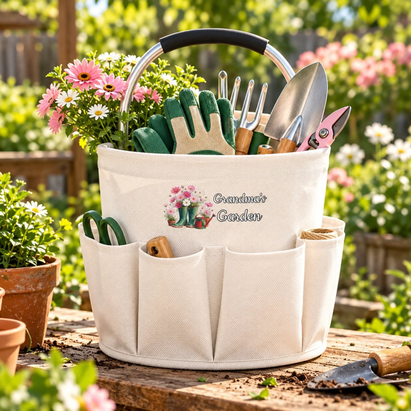 Personalized Gardening Tool Bag – Gift For Garden Lovers, Plant Lovers – Made For Sunny Days