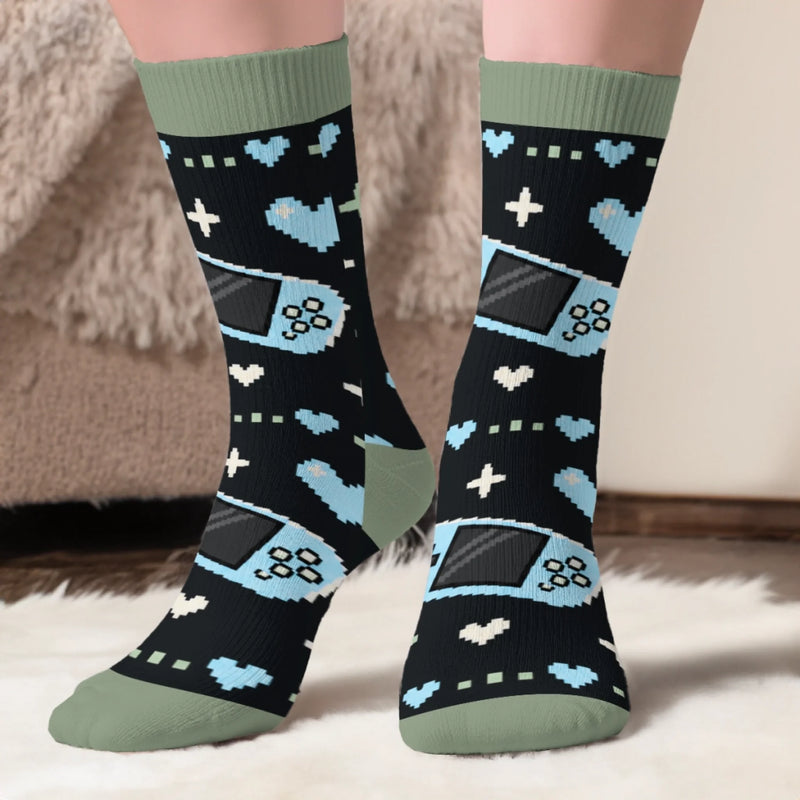 Personalized Crew Socks – Gifts For Game Lovers – Shhh... I’m Cozy Gaming