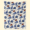 Personalized Blanket - Birthday Gift For Sport Lovers - Ready Set Go