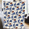 Personalized Blanket - Birthday Gift For Sport Lovers - Ready Set Go