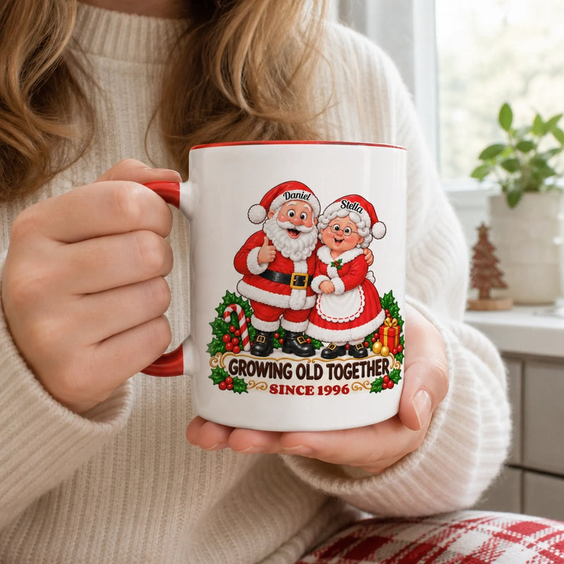 Personalized Accent Mug – Christmas, Anniversary Gift For Couple – Still Merry After All These Years