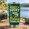 Personalized Tumbler – Gift For Fishing Lovers – Hooked on Good Luck