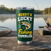 Personalized Tumbler – Gift For Fishing Lovers – Hooked on Good Luck