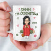 Personalized Mug – Crochet, Knitting Gift For Craft Lovers – My Weekend Has Yarn
