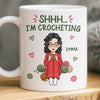 Personalized Mug – Crochet, Knitting Gift For Craft Lovers – My Weekend Has Yarn