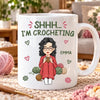 Personalized Mug – Crochet, Knitting Gift For Craft Lovers – My Weekend Has Yarn