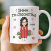 Personalized Mug – Crochet, Knitting Gift For Craft Lovers – My Weekend Has Yarn