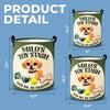 Personalized Photo Laundry Basket - Gift For Pet Lovers - Good Things Come With Paws