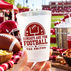 Personalized Party Cups - Gift For Football Lovers, Sport Lovers - Sundays Are For Game Day