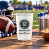 Personalized Party Cups - Gift For Football Lovers, Sport Lovers - Born For Game Day