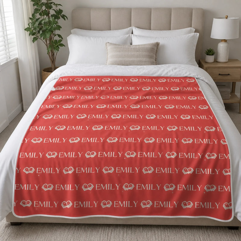 Personalized Blanket - Birthday Gift For Book Lovers - Your Reading Vibe