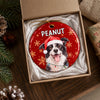 Personalized Ceramic Ornament – Christmas Gift For Pet Lovers – All Is Bright, All Is Furry